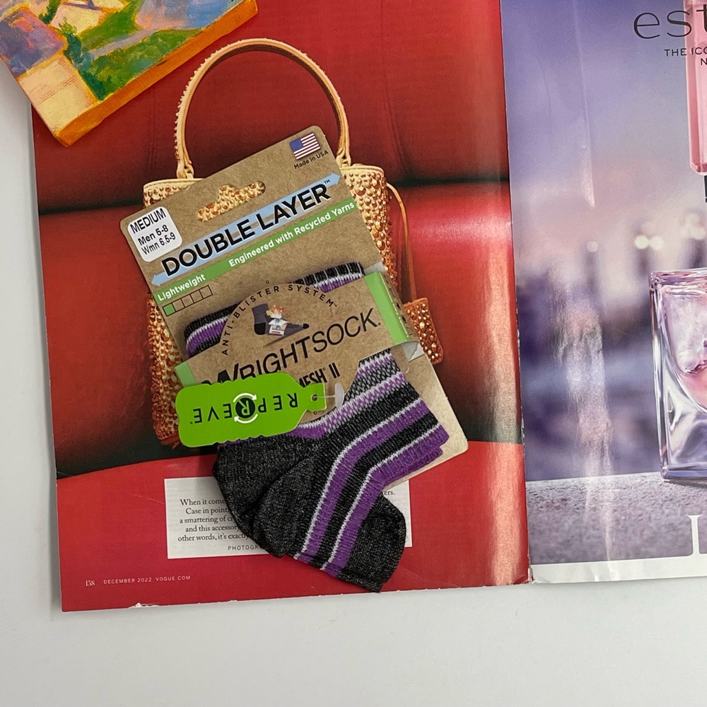 NWT WRIGHTSOCK TAB ENDURANCE QUARTER ANTI BLISTER SYSTEM Socks Medium